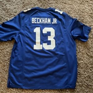 NY Giants ODELL BECKHAM JR. Jersey sz XXL like new.
